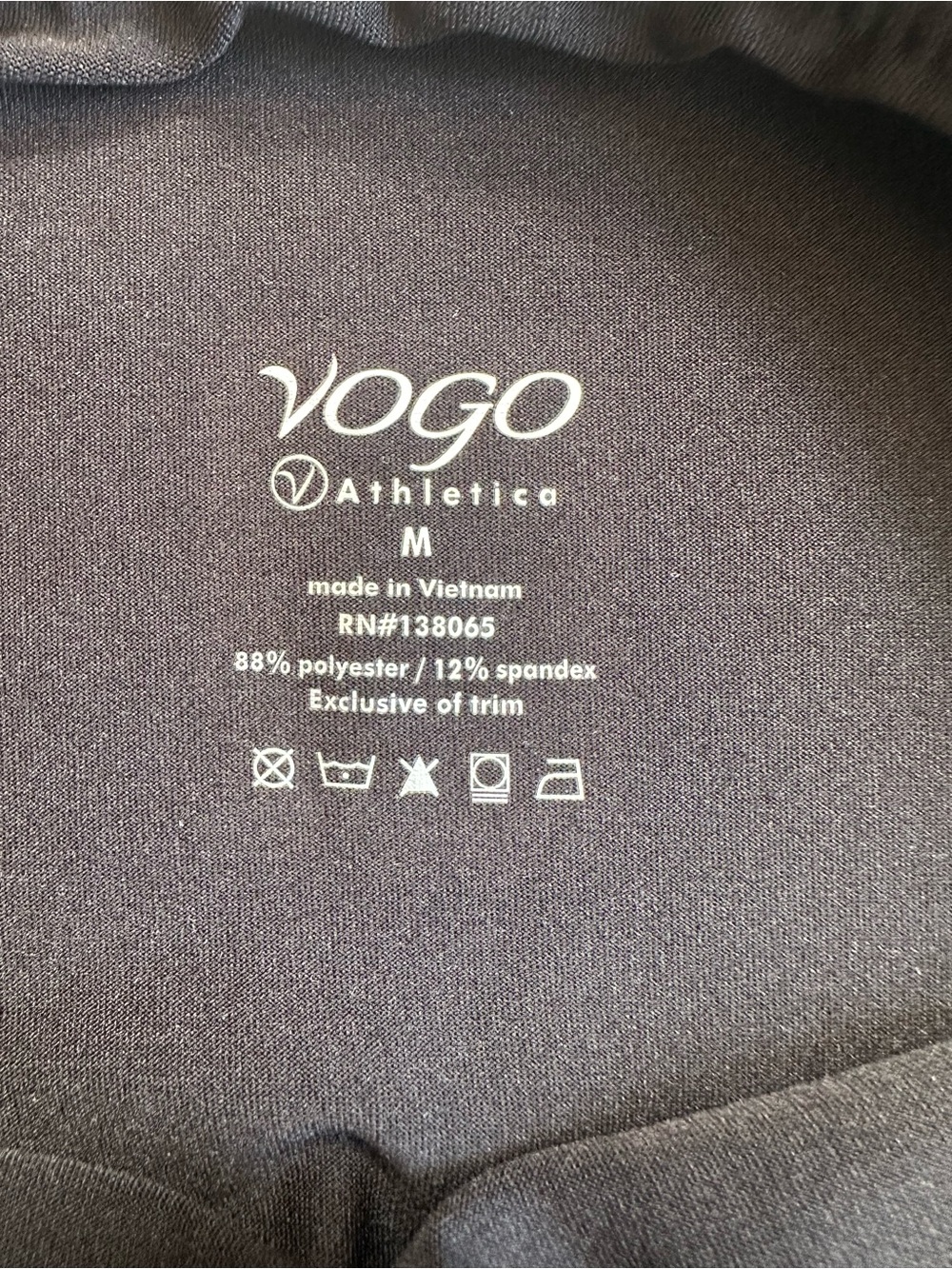 VOGO Athletica Neon Lime Tie-Dye Cropped Leggings - Picture 4 of 4